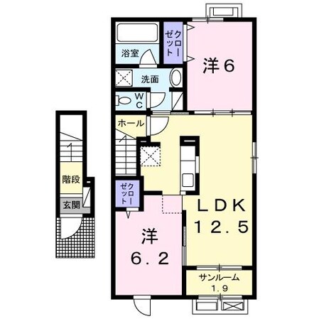 ラッフィナートの物件間取画像